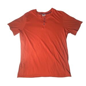 Burnt Orange Short‎ Sleeve Tee with Soft Knit Fabric